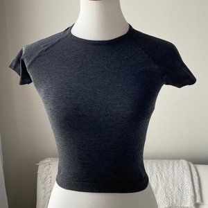 Cropped Fitted Gym Top